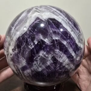 6.3 lbs Dream Amethyst Crystal Sphere 128mm